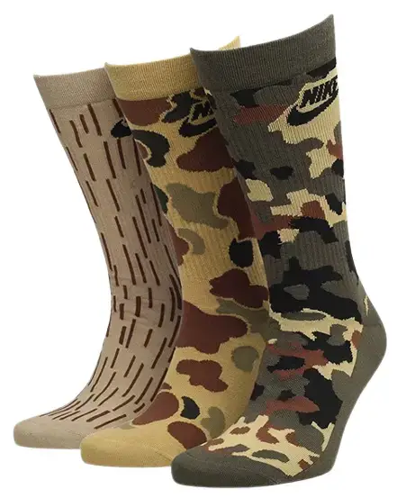 Шкарпетки Nike U NK EVERYDAY ESSENTIAL CREW хакі Уні 38-42 купити