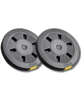 Сет композитних дисків Besport PowerPro 20 (2х10 кг) для гантелей та штанг купити