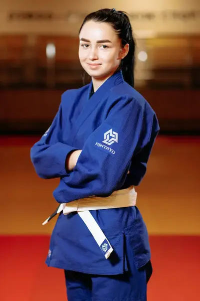 Кімоно для джиу - джитсу синє, TM "Kintayo", 190 зріст, щільність 450 гр/м.кв. купити недорого в Україні, фото 8