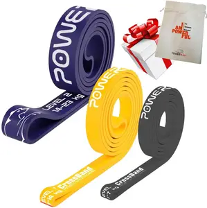 Эспандер-петля (резинка для фитнеса и кроссфита) PowerPlay PP_0010 набор 3шт. сопротивление 2-23кг. (суммарно 44кг.) купить