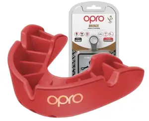 Капа OPRO Bronze взрослая (возраст 11+) Red (art.102500002) купить