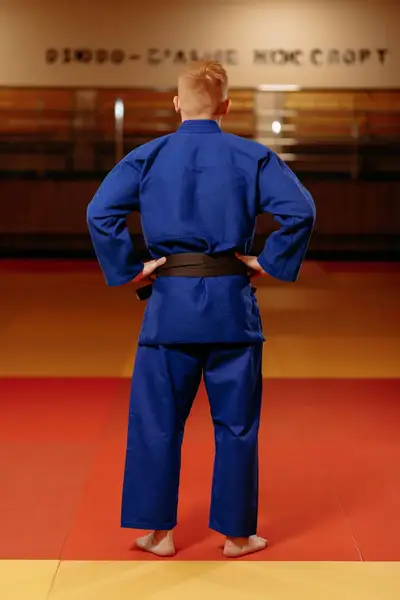 Кимоно для дзюдо синее, TM "Kintayo" Yuko, 170 рост, плотность 450 гр/м.кв. купить недорого в Украине, фото 6