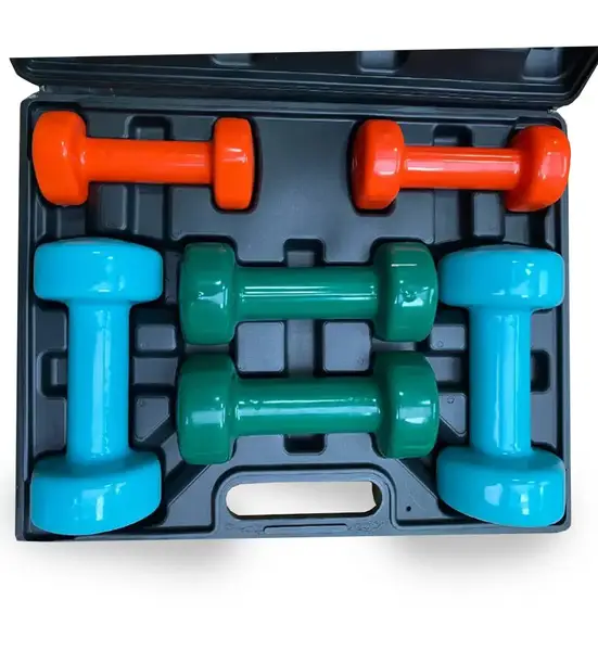 Набор гантелей в кейсе 12 кг. PowerPlay 4118 Fitness Dumbells (2шт.*1кг. 2шт.*2кг. 2шт.*3кг.) купить недорого в Украине, фото 3