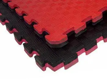 Татамі мат EVA 26 мм 1х1м (Червоно-Чорний) (MF 3070) купити