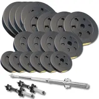 Набор со штангой и гантелями Besport PowerPro 89кг (гриф 167 см) купить