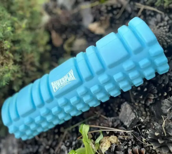 Масажний ролик (роллер) PowerPlay 4342 Massage Roller Синій (30x10см.) купити недорого в Україні, фото 3