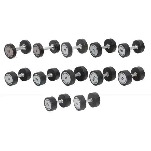 Гантельный ряд Technogym TG-2.5-30 кг 12 пар (общ.вес 390 кг) купить