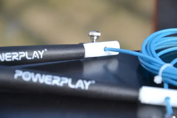 Скакалка швидкісна PowerPlay 4202 Ultra Speed Rope Бірюзова (2,9m.) купити недорого в Україні, фото 10
