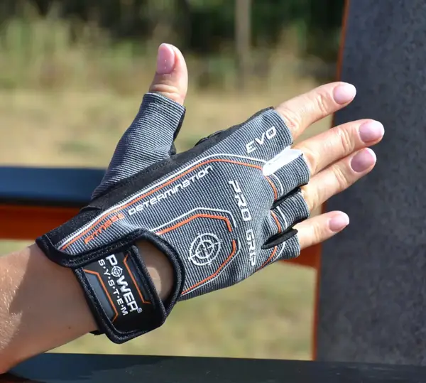 Рукавички для фітнесу Power System PS-2250E Pro Grip EVO Grey XL купити недорого в Україні, фото 5