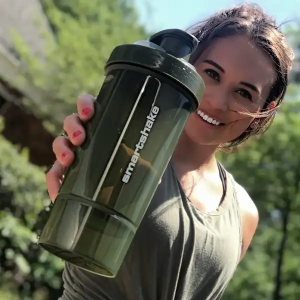 Шейкер спортивный SmartShake Original2GO One 800ml Army Green купить недорого в Украине, фото 9