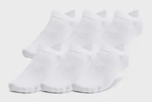 Носки UA Essential No Show 6pk белый Уни SM купить