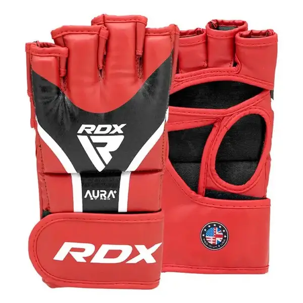 Рукавиці для ММА RDX AURA PLUS T-17 Red/Black XL купити недорого в Україні, фото 2