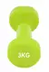 Гантель вінілова PowerPlay 4125 Achilles 3 кг. Зелена (1шт.) купити