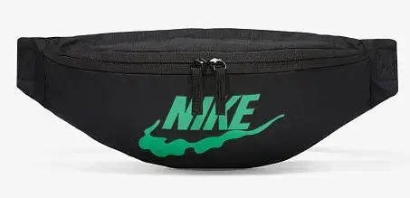 Сумка на пояс Nike NK HRITGE WSTPCK-HMN CRFT GRX 3L черный, зелёный Уни 41х10х15 см купить