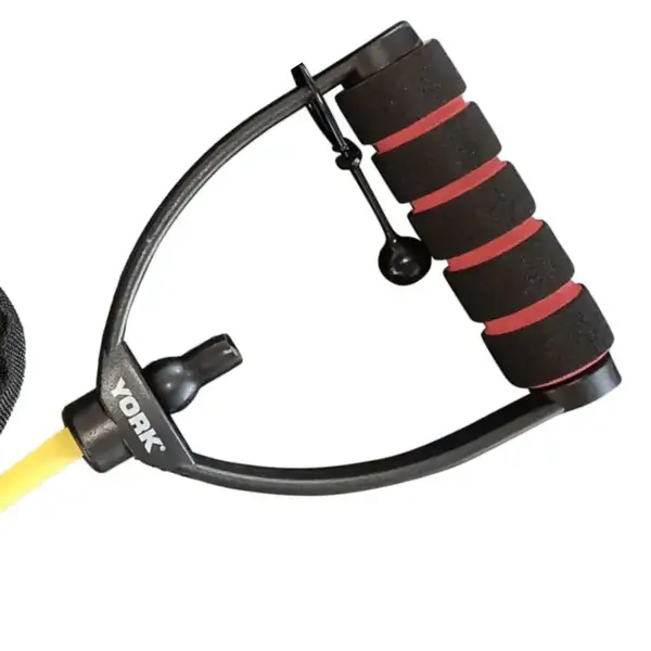 Эспандер трубчатый с ручками York Light, желтый купить недорого в Украине, фото 4