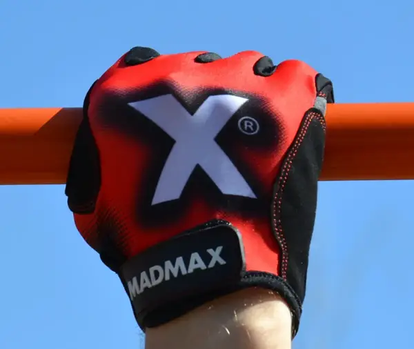 Рукавички для фітнесу MadMax MXG-101 X Gloves Black/Grey/Red L купити недорого в Україні, фото 9