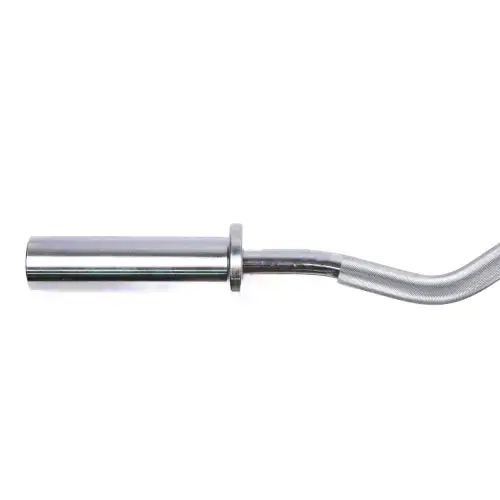 Гриф олимпийский EZ-образный Generation Fitness FF52E1C | Серебряный | с замками купить недорого в Украине, фото 3