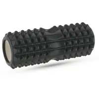 Массажный ролик Gymtek для йоги и фитнеса 33*10,5см черный купить