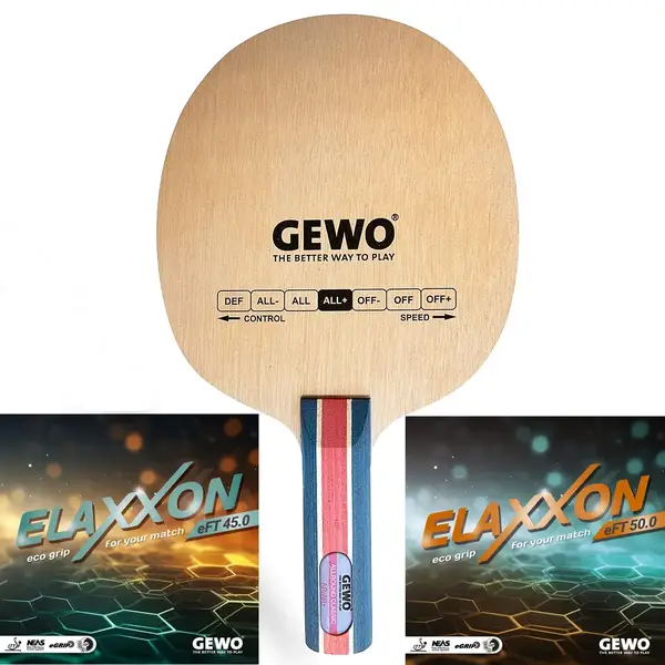 Ракетка для настільного тенісу Gewo Allround Classic, Elaxxon 50.0 + 45.0 ST (1163900001) купити