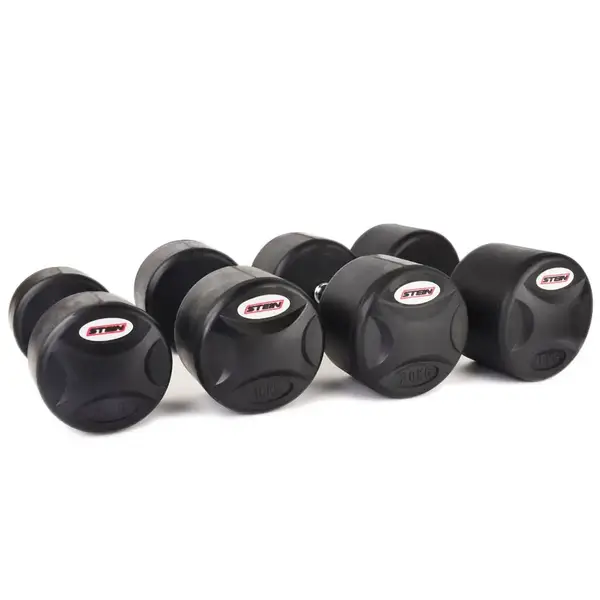 Гантель прорезиненный Stein 16 кг купить недорого в Украине, фото 3