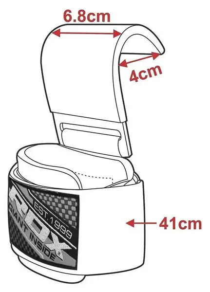 Крюки для тяги на запястье RDX W5 Gym Hook Strap Pink Plus купить недорого в Украине, фото 6