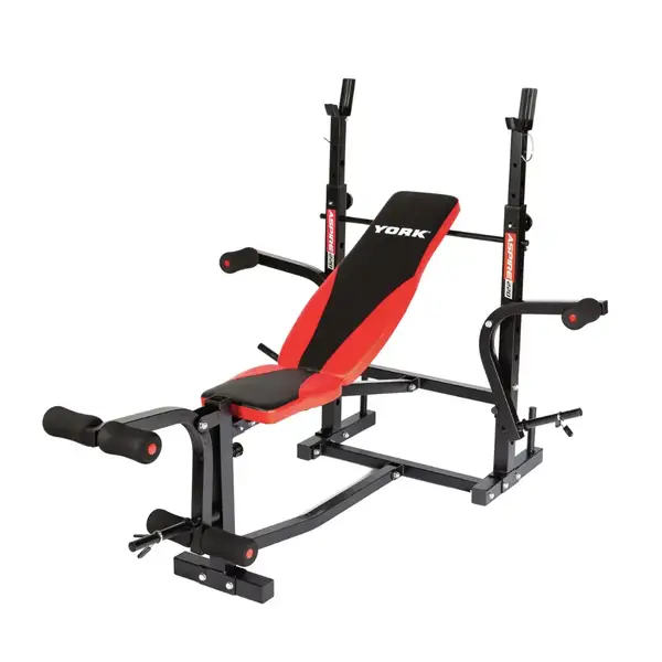 Лава для жиму York Fitness ASPIRE 220 зі стійкою для штанги та партою Скотта купити недорого в Україні, фото 3