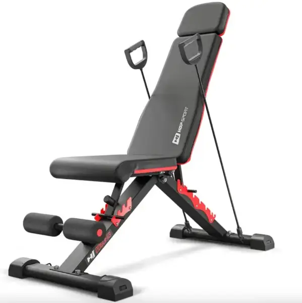 Набор Elitum Titan гантели 2х21кг со скамьей Hop-Sport HS-2080 HB купить недорого в Украине, фото 5