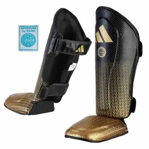 Защита голени и стопы с лицензией Wako Semi Contact черный/золотой L | ADIDAS ADIKBSI300 купить