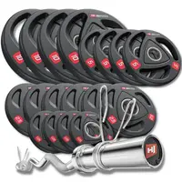 Набор олимпийских Hop-Sport PRO 90 кг с W-образным грифом. купить