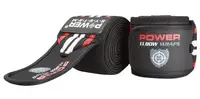 Бинти на лікоть Power System PS-3600 Elbow Wraps Red/Black(пара) купити