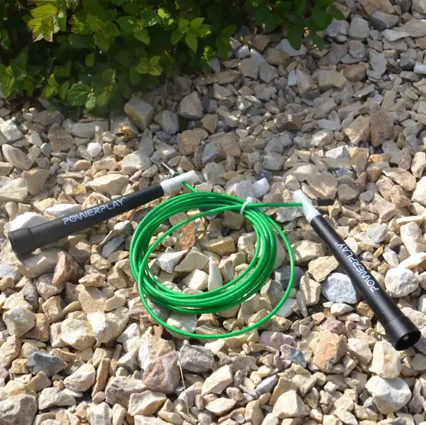 Скакалка швидкісна PowerPlay 4202 Ultra Speed Rope Зелена (2,9m.) купити недорого в Україні, фото 5