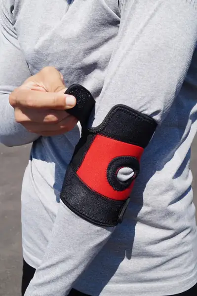 Налокотник Power System PS-6011 Neo Eibow Support Black/Red (1шт.) M купить недорого в Украине, фото 8