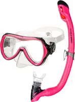 Набор маска и трубка Aqua Speed Alize + Samos 60311 Розовый дети OSFM купить