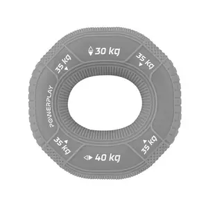 Еспандер кистьовий силіконовий PowerPlay PP-4331 Hand Grip Large 30-35-40 кг. Сірий купити