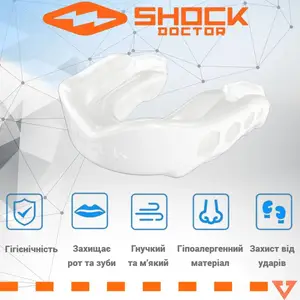 Капа Shock Doctor Gel Max взрослая (возраст 11+) White (art. 61950-TC-AD) купить