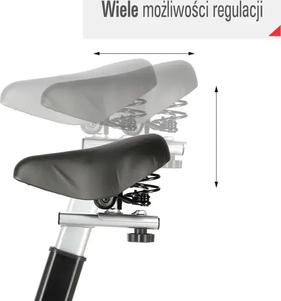 Велотренажер спінінговий механічний HMS SW2501 One Fitness синій купити недорого в Україні, фото 9