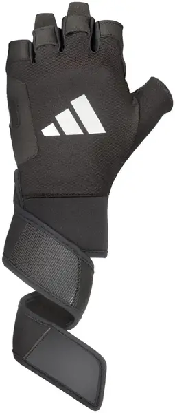 Рукавички для тренінгу Adidas Strength Training Gloves чорний, білий Уні S купити недорого в Україні, фото 2