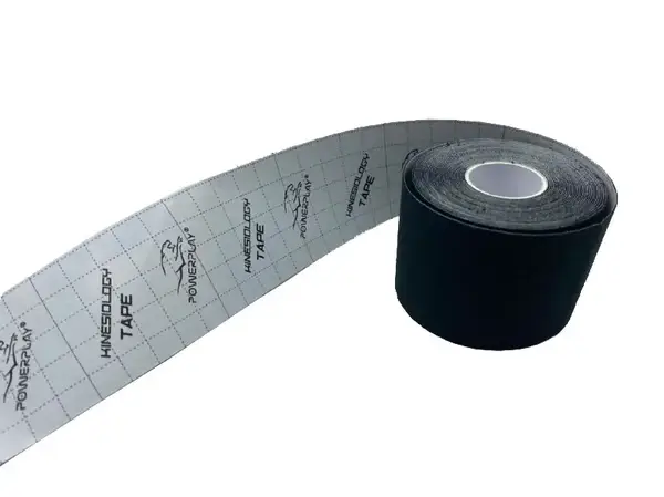 Кінезіологічний тейп PowerPlay 4315 Чорний 5cм*5м купити недорого в Україні, фото 2