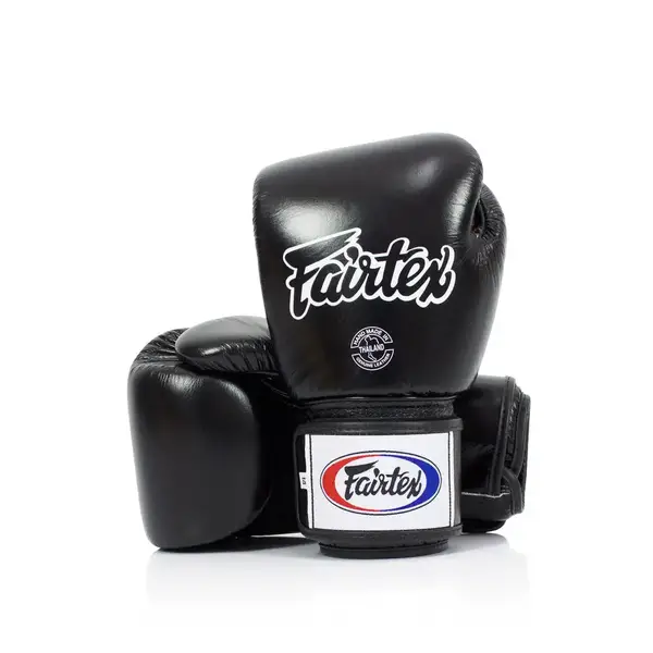 Боксерські рукавиці Fairtex BGV1 Black 12 унцій (бинти в комплекті) купити