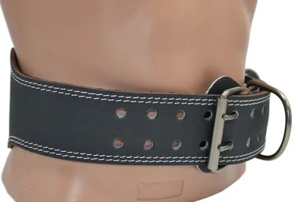 Пояс для важкої атлетики MadMax MFB-245 Full leather шкіряний Black XL купити недорого в Україні, фото 8