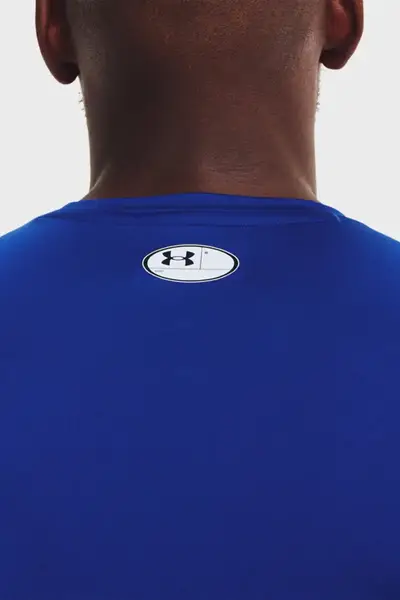 Футболка компресійна UA HG Armour Comp SS синій Чол SM купити недорого в Україні, фото 6