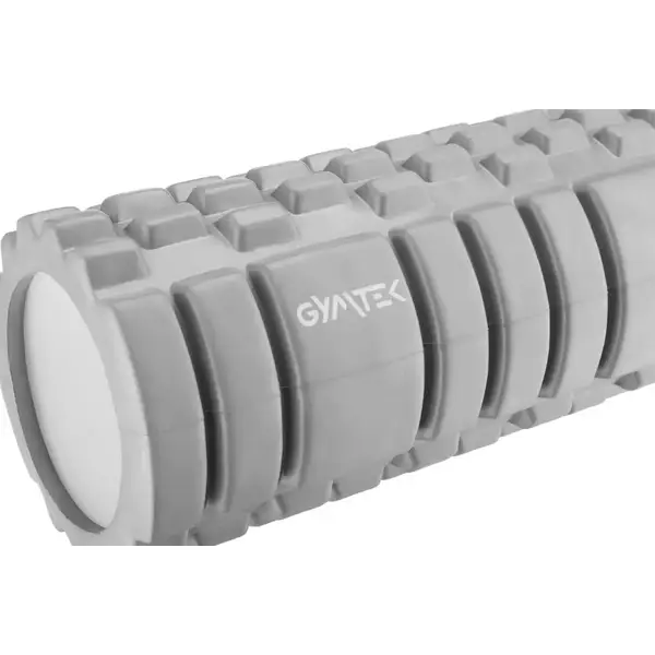 Массажный ролик Gymtek для йоги и фитнеса EVA 33*14см серый купить недорого в Украине, фото 2