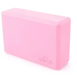 Блок для йоги Queenfit EVA розовый купить
