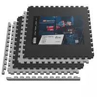 Мат-пазл Hop-Sport EVA 2см HS-A020PM - 4 части черно-серый купить