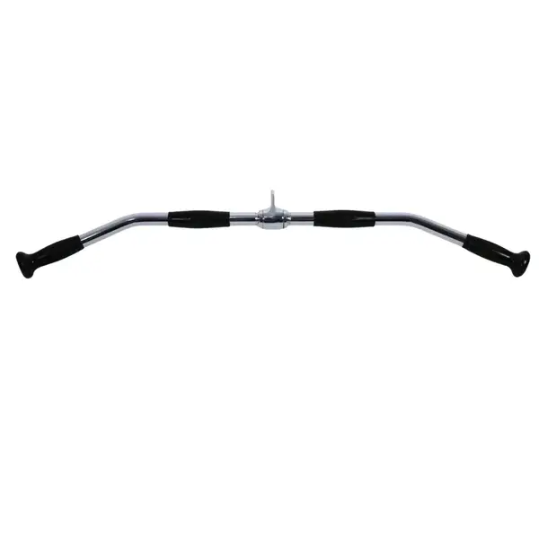 Ручка для верхней тяги York Fitness 91см изогнутая с резиновыми рукоятками, хром. купить недорого в Украине, фото 4