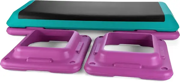 Степ-платформа Queenfit 3-х рівнева різнобарвна купити недорого в Україні, фото 6