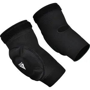 Налокітники спортивні RDX Hosiery Elbow Foam Black/White S купити