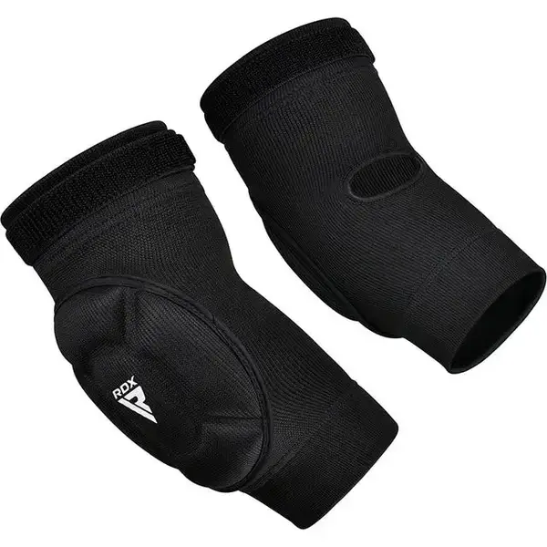 Налокітники спортивні RDX Hosiery Elbow Foam Black/White S купити недорого в Україні, фото 2