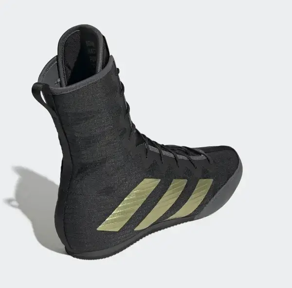 Взуття для боксу (боксерки) ADIDAS Box Hog 4 GZ6116 | Чорний/Золотий | 43 | Стопа 28.5 см купити недорого в Україні, фото 6