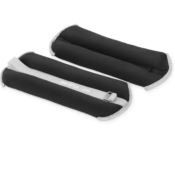 Обтяжувачі Gymtek для рук та ніг 2 х 1,5 кг чорний купити недорого в Україні, фото 3